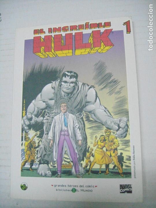 C&oacute;mics: EL INCRE&Iacute;BLE HULK N&ordm; 1 Y 2 - ED. EL MUNDO - Foto 1
