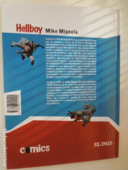 C&oacute;mics: HELLBOY - EL CADAVER - MIKE MIGNOLIA - COMICS EL PAIS -PASTAS DURAS - Foto 3
