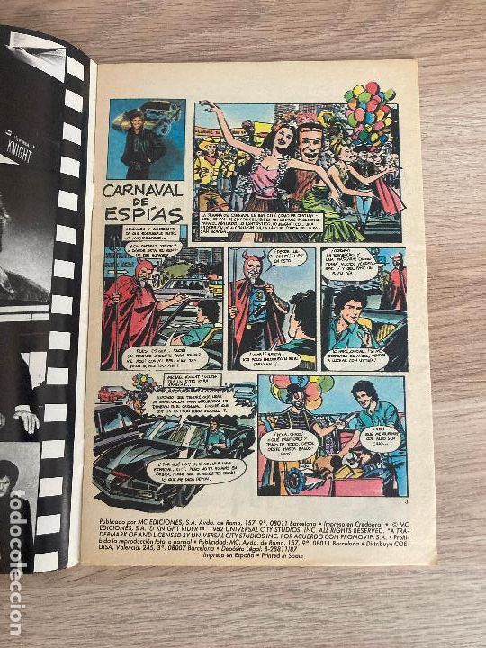 C&oacute;mics: EL COCHE FANTASTICO 5. MC EDICIONES 1987 - Foto 2