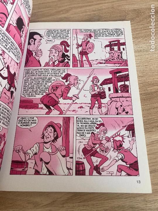 C&oacute;mics: COLECCION COMPLETA DE 1 NUMERO. DON QUIJOTE DE LA MANCHA EN COMIC. LIBRO HOBBY 2005 RUSTICA - Foto 2