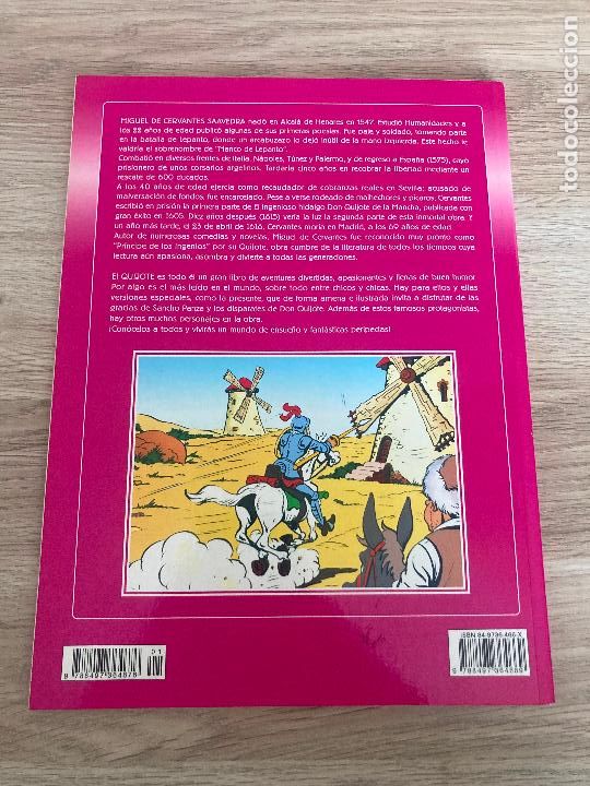 C&oacute;mics: COLECCION COMPLETA DE 1 NUMERO. DON QUIJOTE DE LA MANCHA EN COMIC. LIBRO HOBBY 2005 RUSTICA - Foto 4