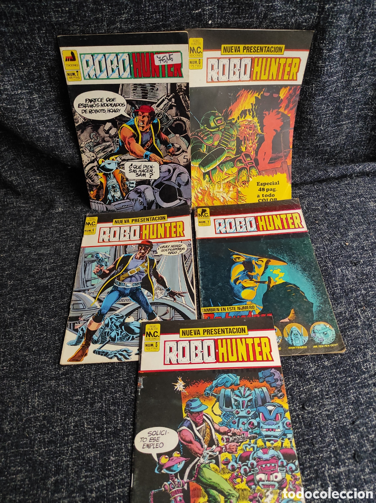 Comics: ROBO HUNTER - LOTE DE 5 EJEMPLARES -edita : EDICIONES MC