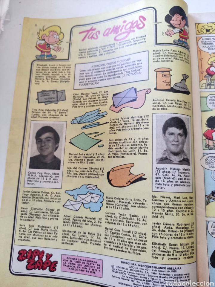 C&oacute;mics: Tebeo Zipi y Zape como nuevo - Foto 2