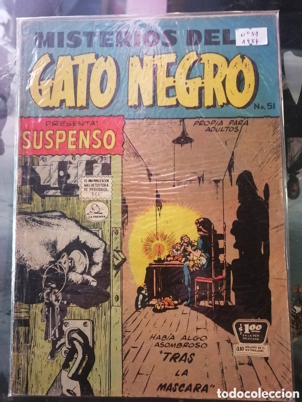 C&oacute;mics: Misterios del Gato Negro 51 1957 - Foto 1