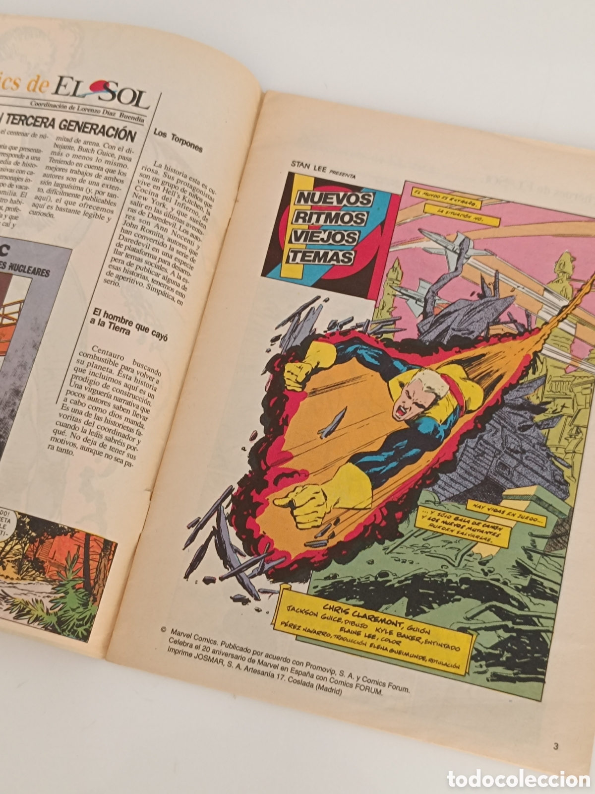 C&oacute;mics: Los Comics de El Sol n&deg;26 Los nuevos mutantes, Cab Halloloco, Centauro - Foto 2