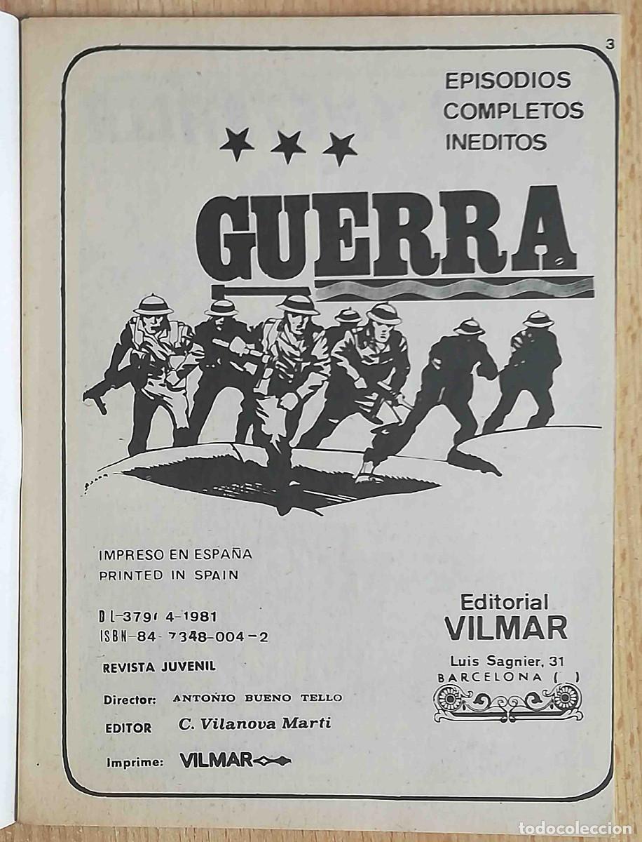 C&oacute;mics: Guerra N&ordm; 53 - Oro y metralla - Editorial Vilmar - Foto 2