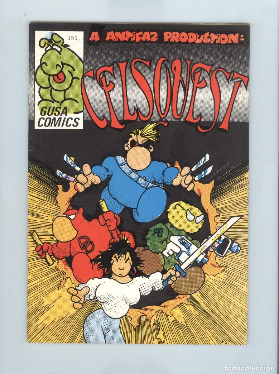 C&oacute;mics: Gusa Comics. A antifaz production. Celsquest. Cels Pi&ntilde;ol. - Foto 1
