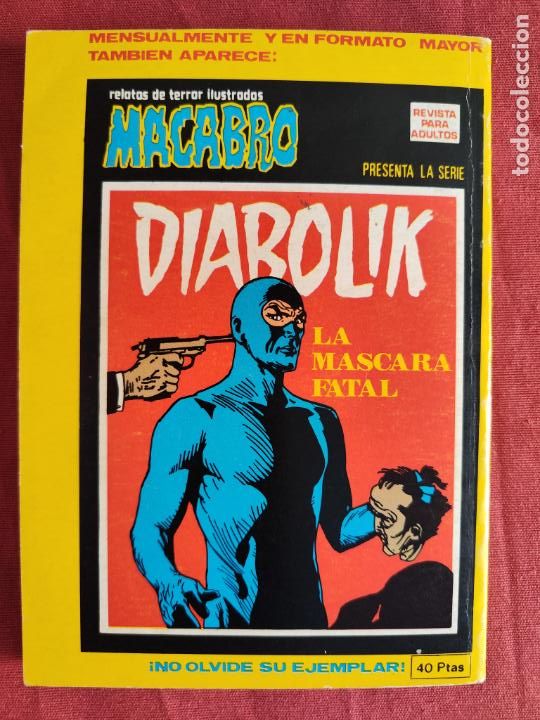 C&oacute;mics: MACABRO - DIABOLIK - N&ordm; 5 - URSUS - NUEVA FRONTERA. - Foto 4