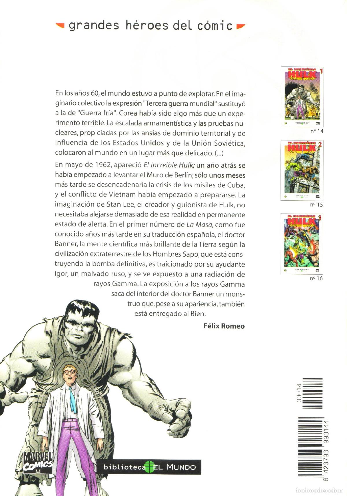 C&oacute;mics: El increible Hulk (1) - Lee, Stan - Foto 3