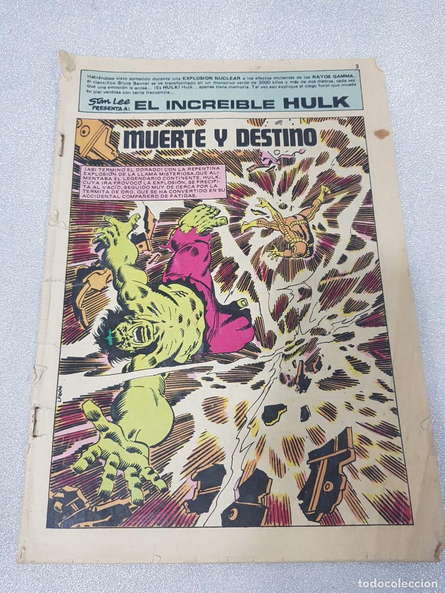 C&oacute;mics: STAN LEE PRESENTA A : EL INCREIBLE HULK MUERTE Y DESTINO - Foto 1