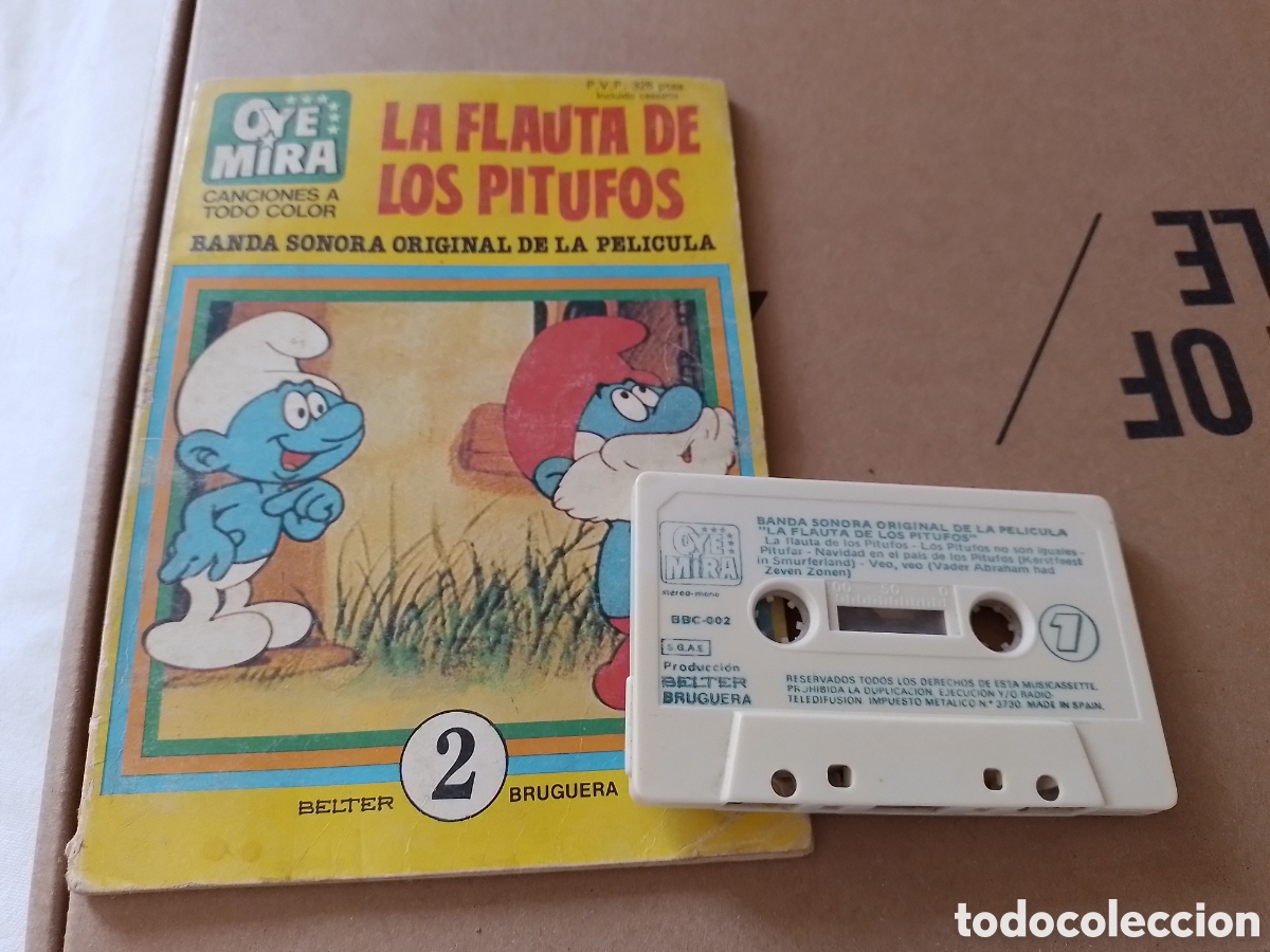 C&oacute;mics: Oye y mira, La flauta de los pitufos. Con casette - Foto 4