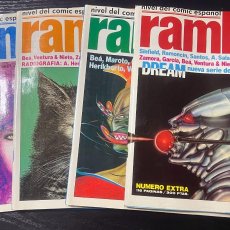 Cómics: LOTE DE 4 NÚMEROS DE RAMBLA. Nº 10, 11, 12 Y 13. AÑO 1983. NIVEL DEL COMIC ESPAÑOL.