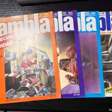 Cómics: LOTE DE 4 NÚMEROS DE RAMBLA. Nº 25, 26, 27 Y 28. AÑO 1985. NIVEL DEL COMIC ESPAÑOL. BUEN ESTADO. VER