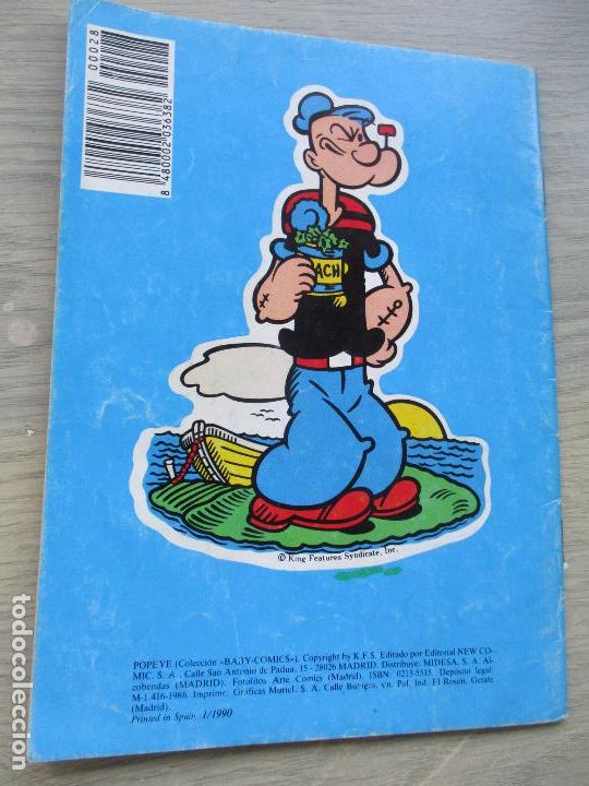 C&oacute;mics: BABY-COMICS- POPEYE EL MARINO, N&ordm;. 28 - Foto 2