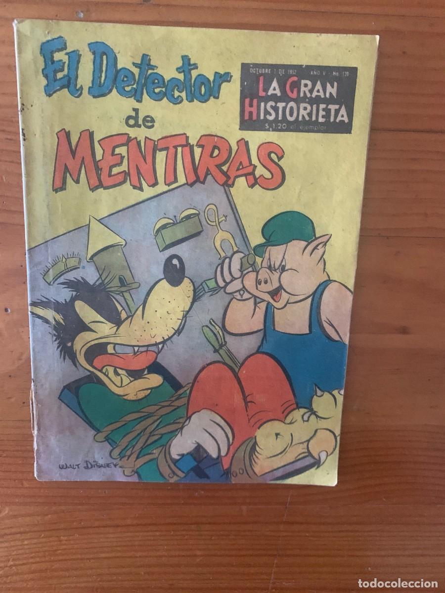C&oacute;mics: La Gran Historieta Disney N&ordm; 139 de 1952 Argentina tipo Novaro Aguila