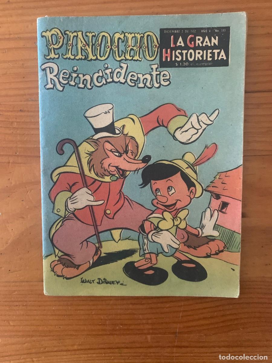 C&oacute;mics: La Gran Historieta Disney N&ordm; 143 de 1952 Argentina tipo Novaro Aguila