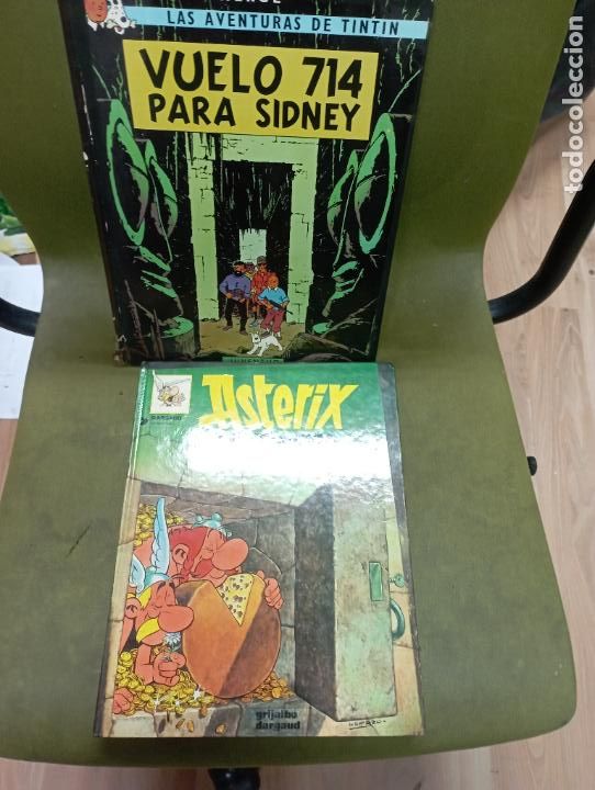C&oacute;mics: LOTE 2 COMICS TINTIN - ASTERX algun defecto - Foto 1
