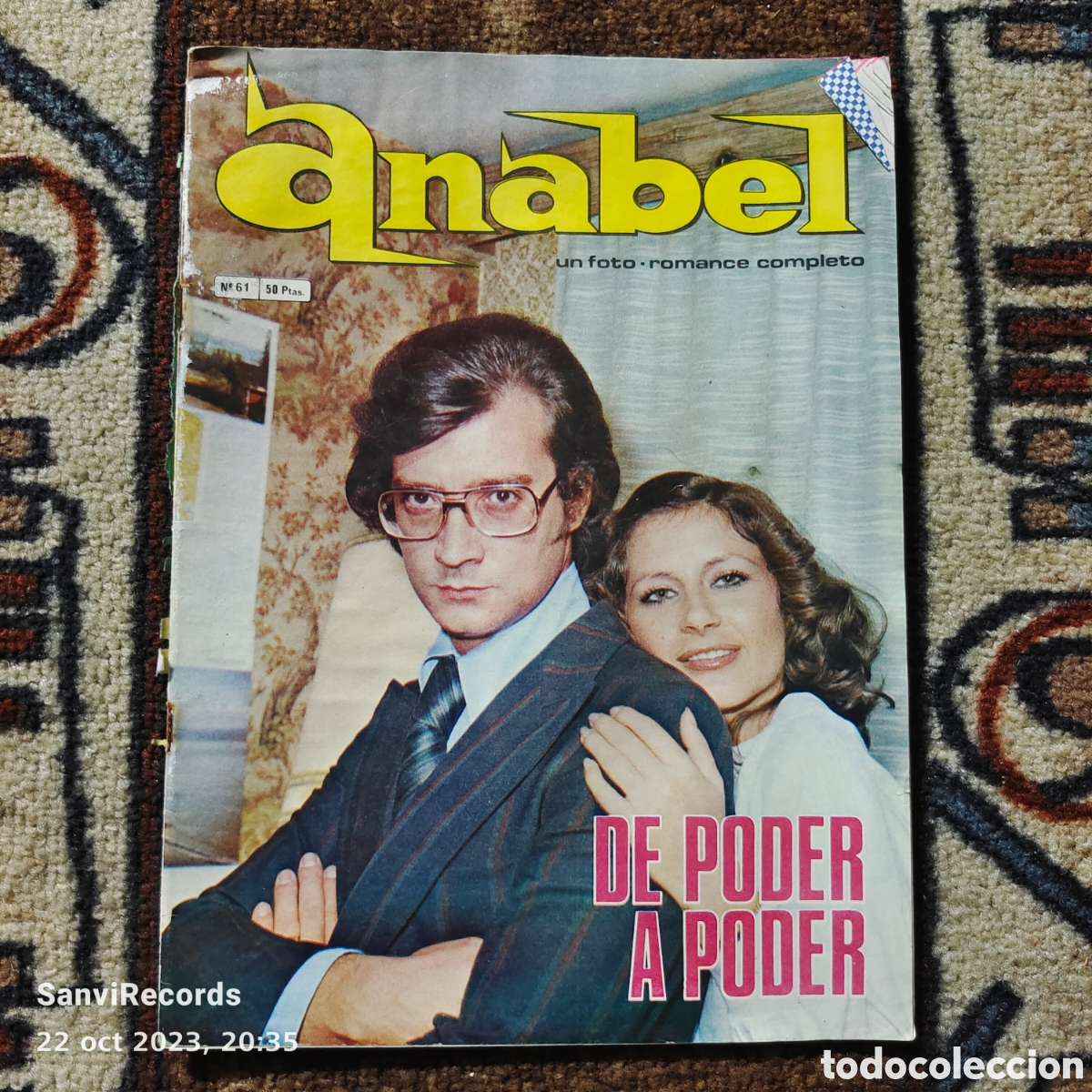 C&oacute;mics: COLECCI&Oacute;N ANABEL N&deg; 61: DE PODER A PODER (ED. ALONSO) - Foto 1