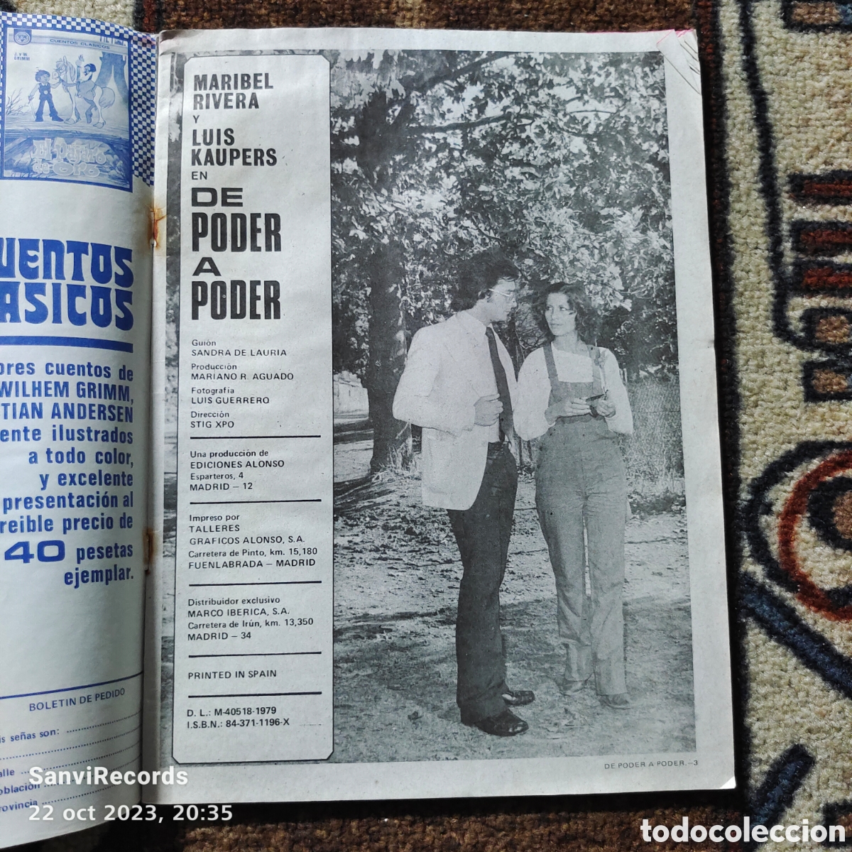 C&oacute;mics: COLECCI&Oacute;N ANABEL N&deg; 61: DE PODER A PODER (ED. ALONSO) - Foto 2