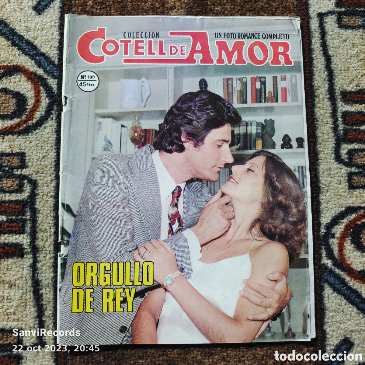 C&oacute;mics: COLECCI&Oacute;N COTELL DE AMOR N&deg; 100: ORGULLO DE REY (ED. ALONSO) - Foto 1