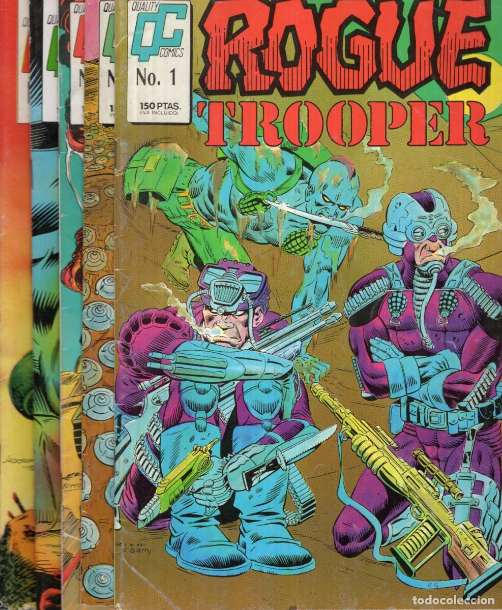 C&oacute;mics: ROGUE TROOPER 2&ordf; SERIE COMPLETA N&ordm; 1 AL 5 - M. C. EDICIONES - BUEN ESTADO - Foto 1