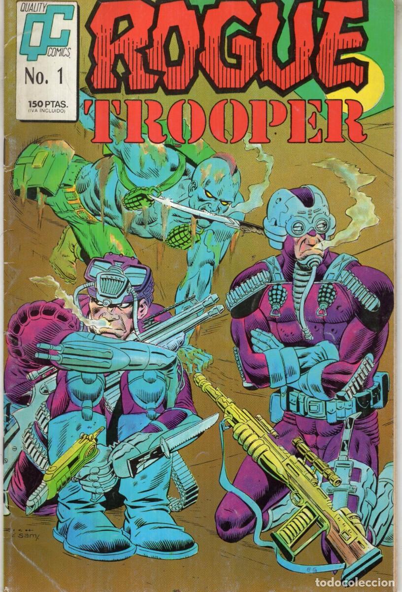 C&oacute;mics: ROGUE TROOPER 2&ordf; SERIE COMPLETA N&ordm; 1 AL 5 - M. C. EDICIONES - BUEN ESTADO - Foto 2