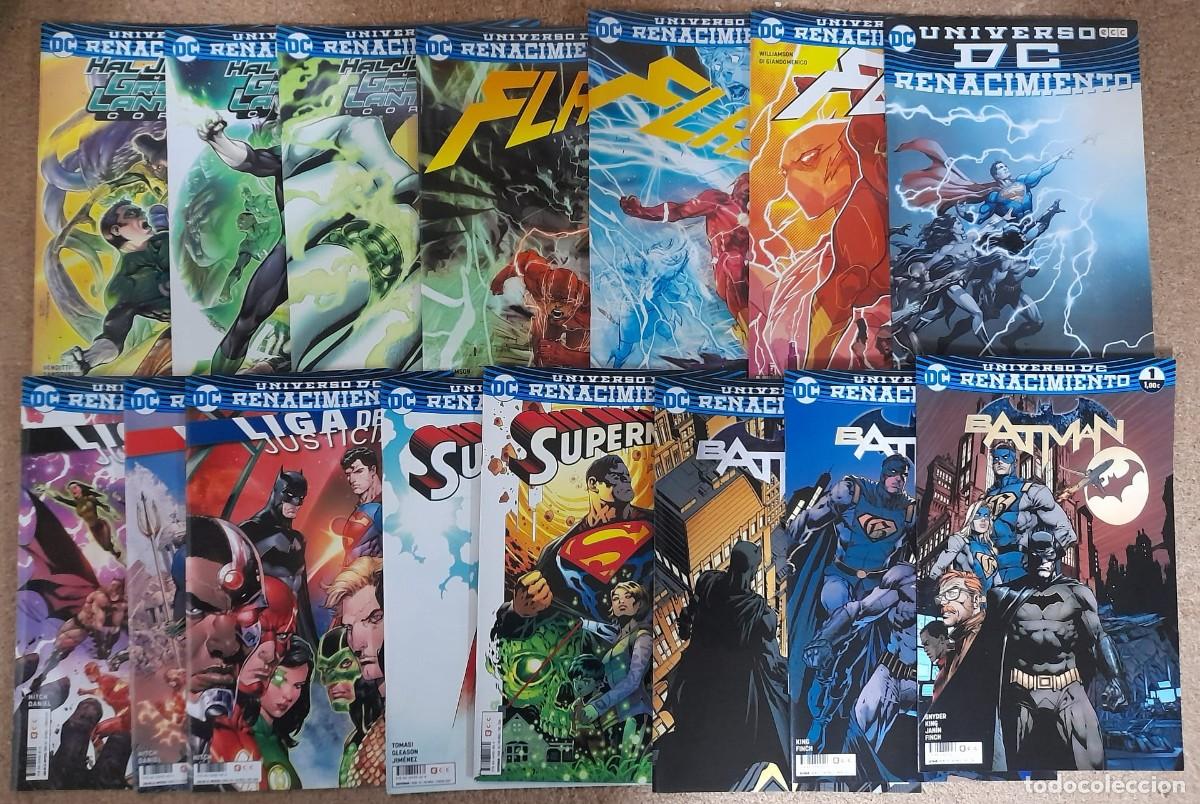 C&oacute;mics: Universo DC Renacimineto.Lote de 15 Comics.DC Comics.ECC