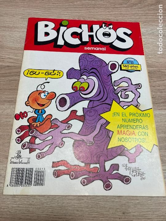 C&oacute;mics: BICHOS N&ordm; 13. VAZQUEZ. CGE 1986 - Foto 1