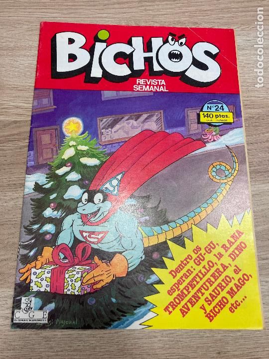 C&oacute;mics: BICHOS N&ordm; 24. GU-GU VAZQUEZ. CGE 1987 - Foto 1