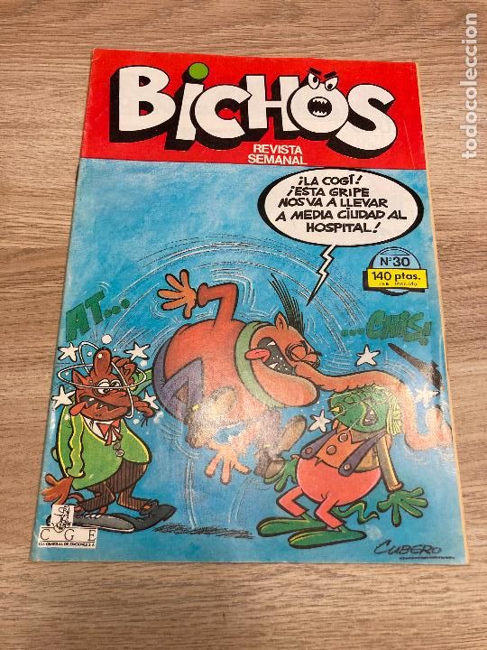 C&oacute;mics: BICHOS N&ordm; 30. GU-GU VAZQUEZ, CUBERO. CGE 1987 - Foto 1
