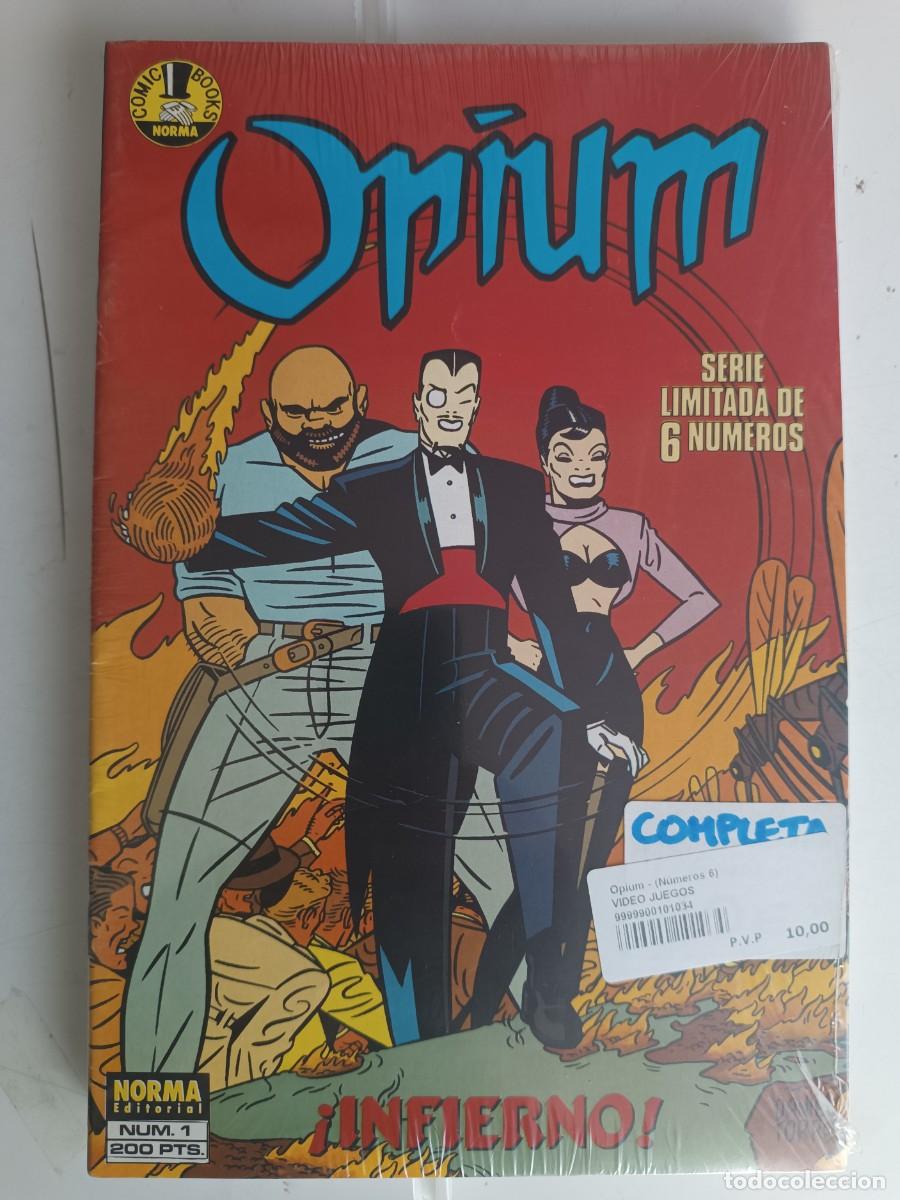 C&oacute;mics: OPIUM- SERIE LIMITADA DE 6 N&Uacute;MEROS (COMPLETA) -DANIEL TORRES - NORMA - - Foto 1