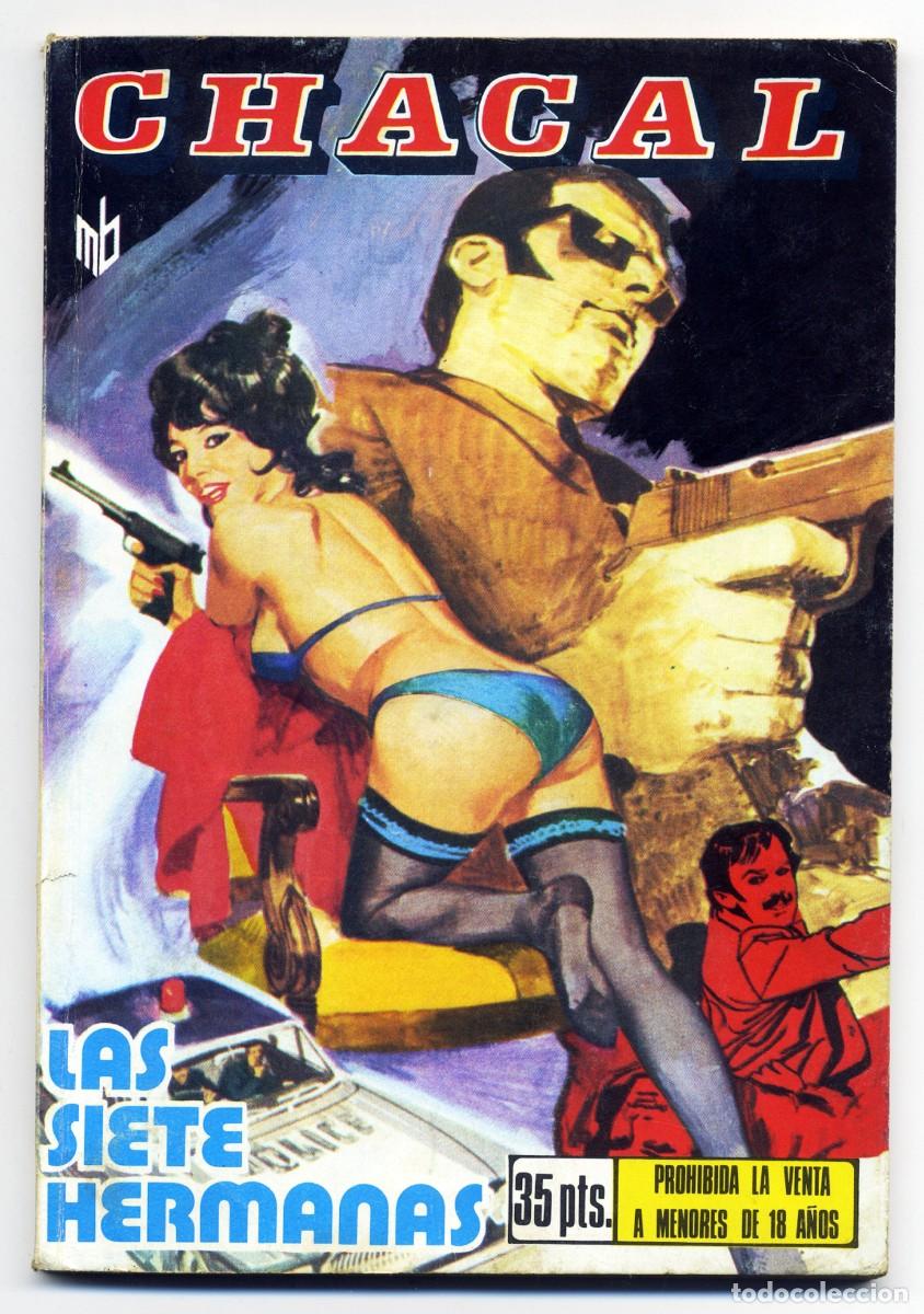 C&oacute;mics: COLECCION COMPLETA CHACAL N&ordm; 1 Y 2 EROSCOMIC NOVELA GRAFICA PARA ADULTOS 1976