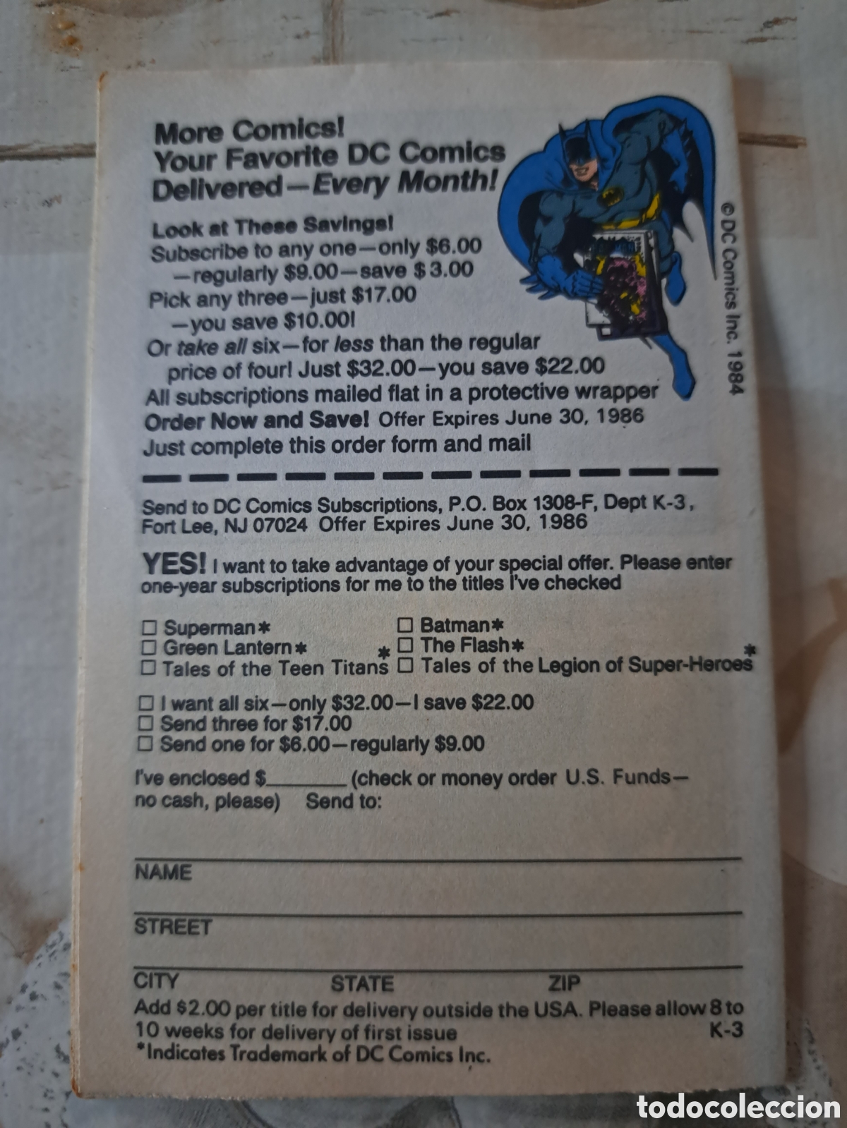 C&oacute;mics: Mini Comic DC Super Powers Kenner Desaad #21 - Foto 2