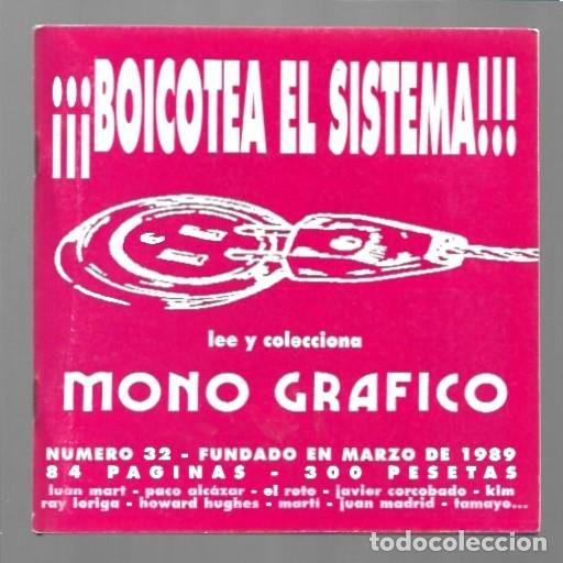 C&oacute;mics: Mono grafico 32, 1991, buen estado - Foto 1
