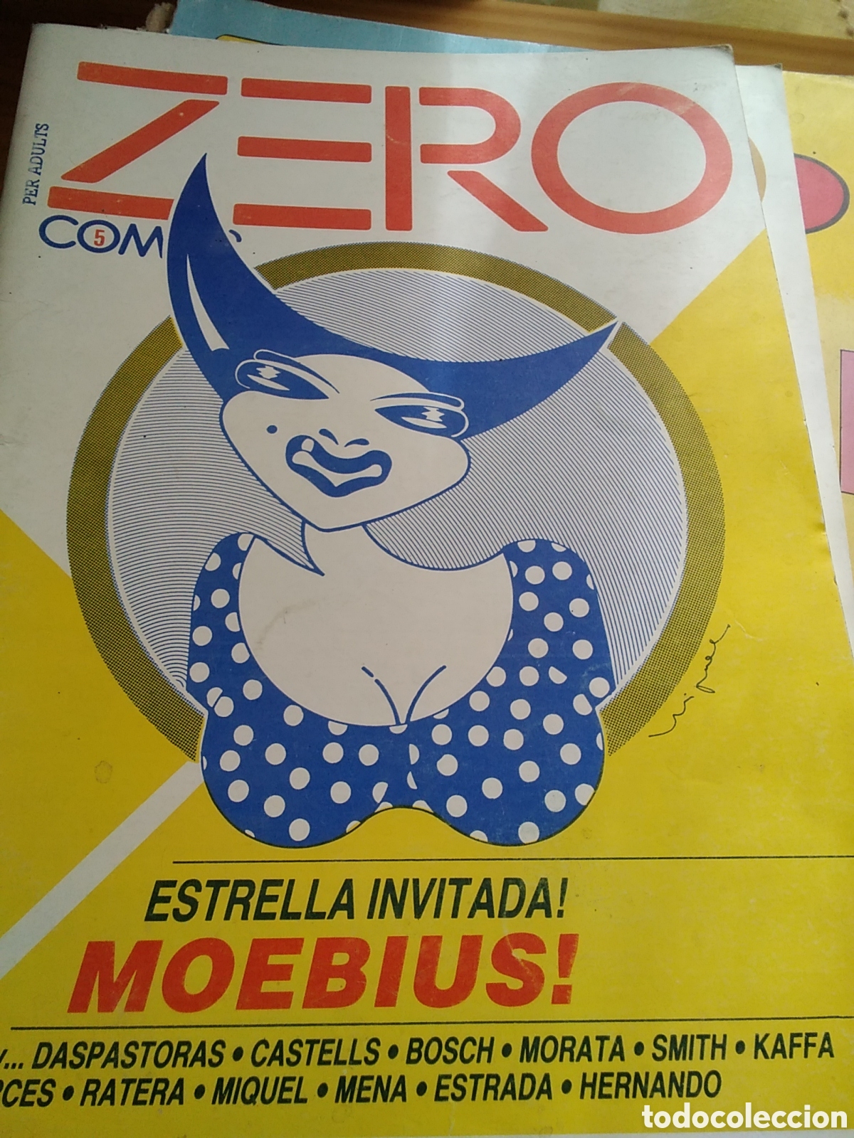 C&oacute;mics: Zero comics fanzine n&uacute;mero 5 especial moebius a&ntilde;o 1981 - Foto 1