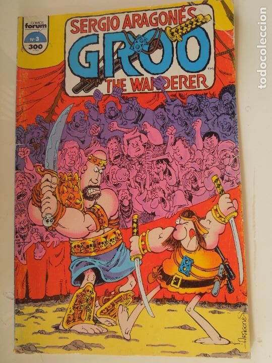 C&oacute;mics: SERGIO ARAGONES - GROO -THE WANDERER - COMIC FORUM N&ordm; 3 - 1991 - Foto 1