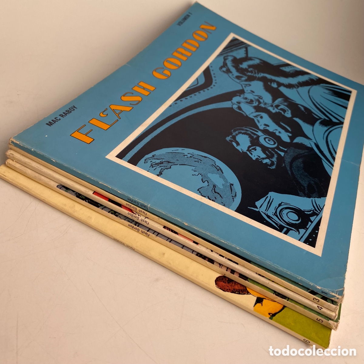 C&oacute;mics: Lote Flash Gordon Mac Raboy Volumen 1-3-4-5-6 Ediciones B.O - Foto 2