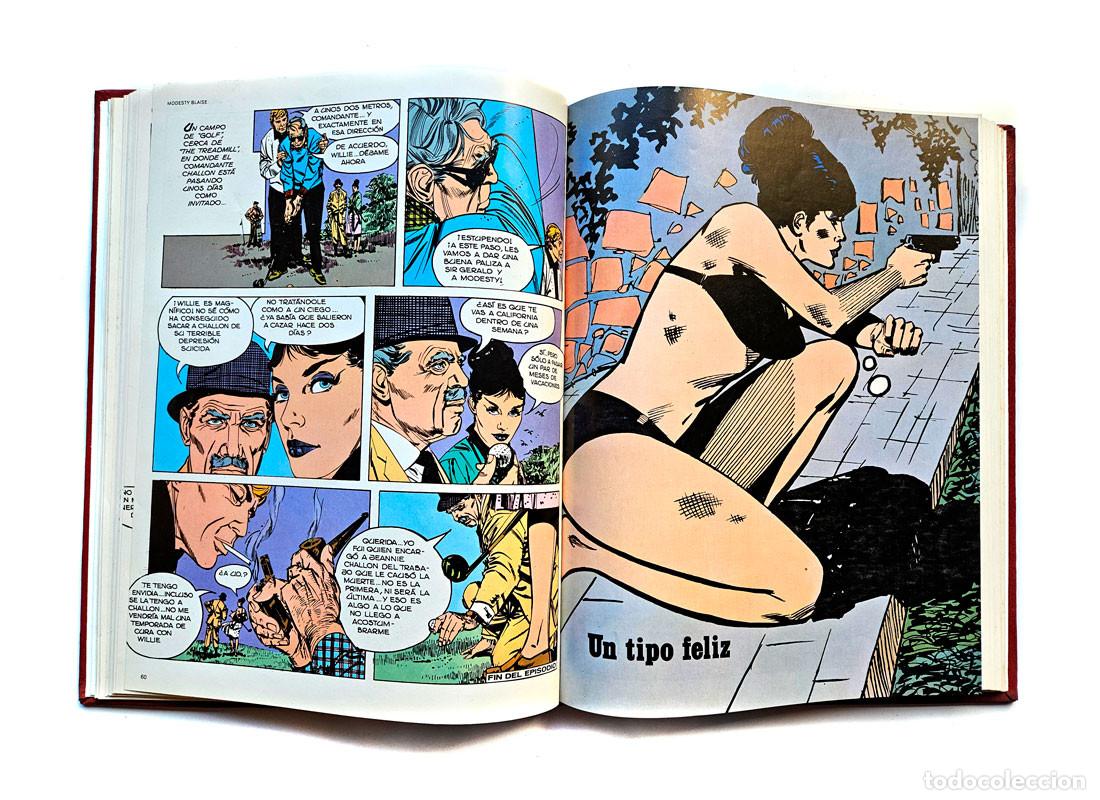 C&oacute;mics: MODESTY BLAISE Libro encuadernado con 3 historias completas 1974 - Foto 3