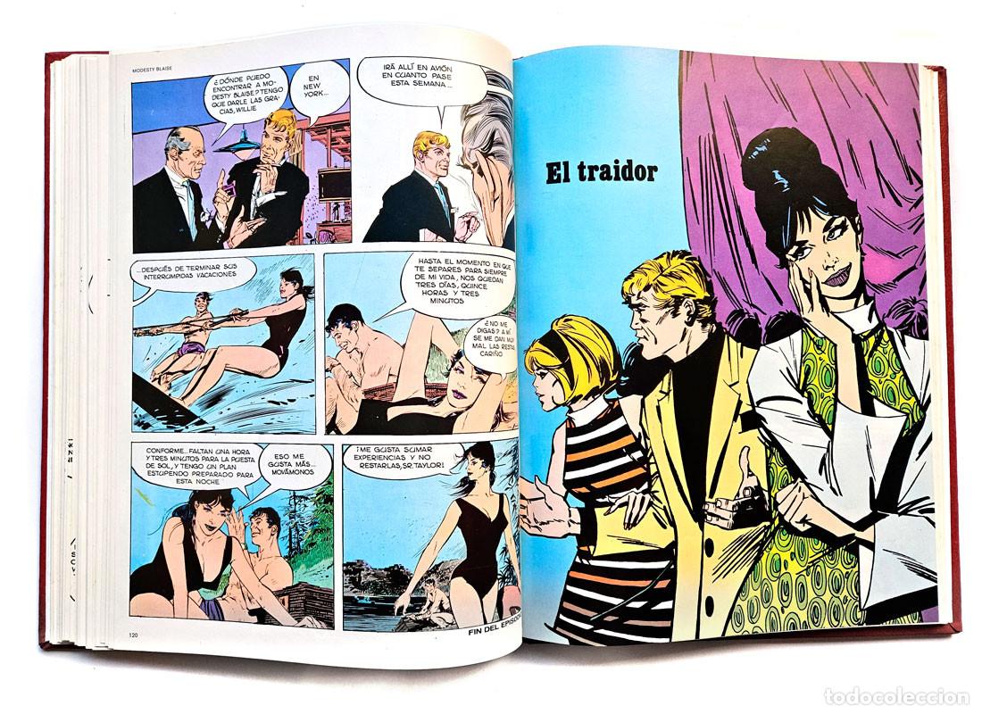 C&oacute;mics: MODESTY BLAISE Libro encuadernado con 3 historias completas 1974 - Foto 4