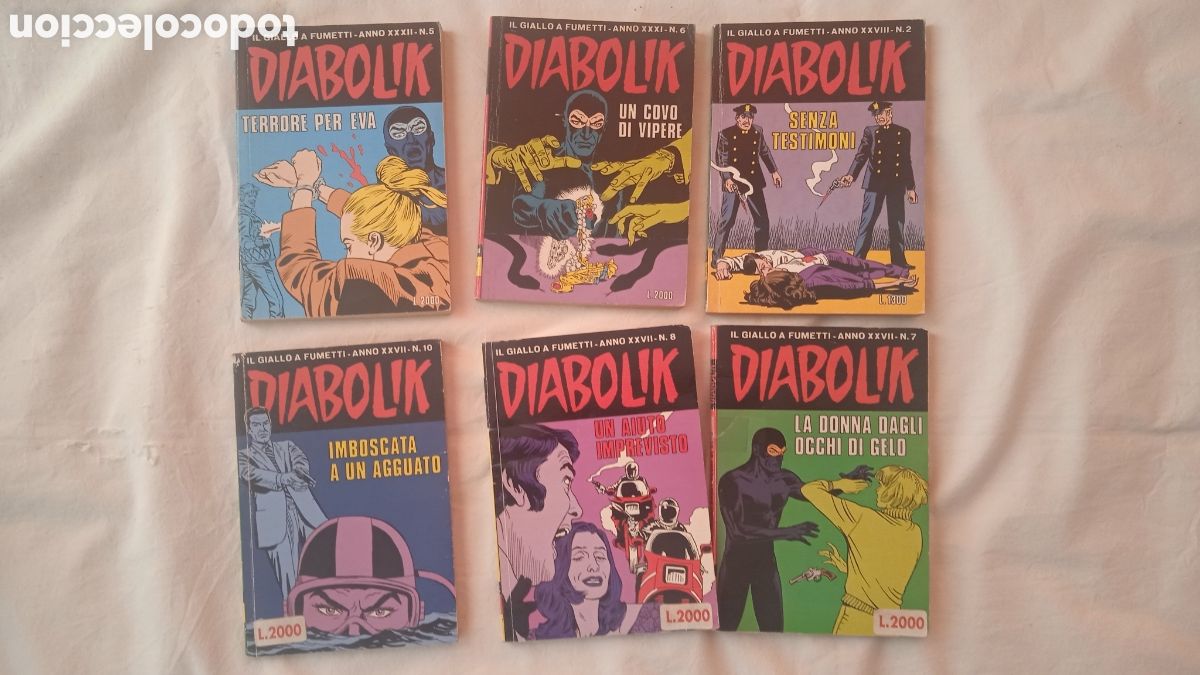 C&oacute;mics: DIABOLIK * LOTE DE 29 COMIC ITALIANOS - Foto 3