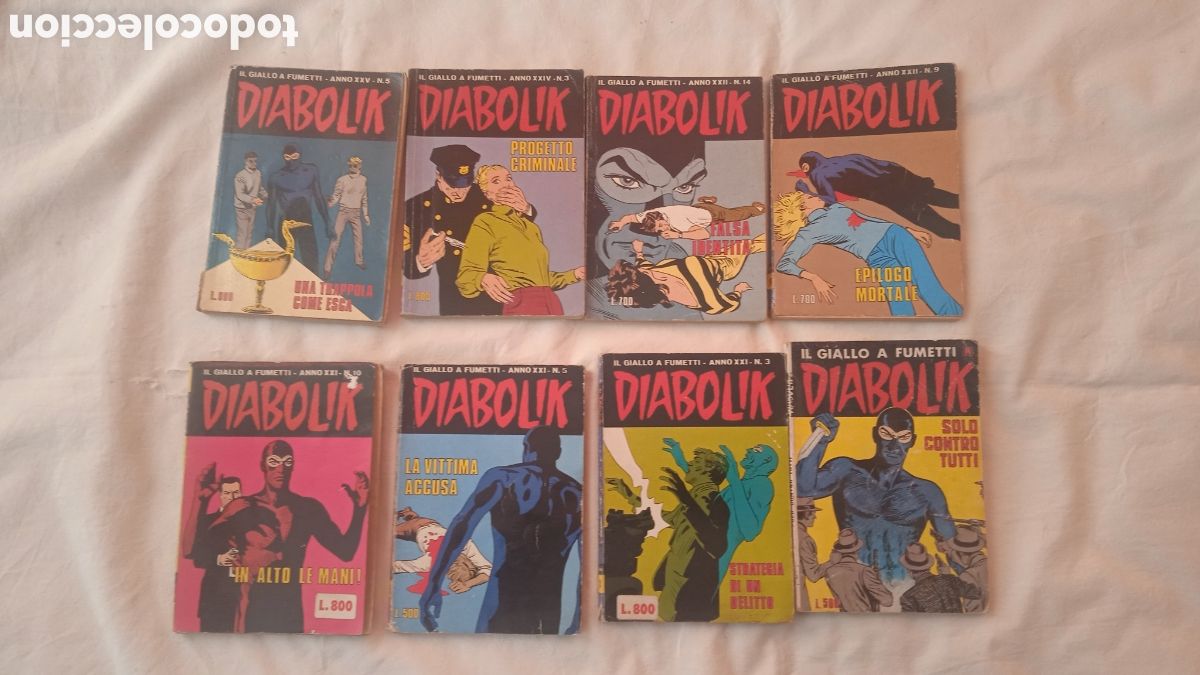 C&oacute;mics: DIABOLIK * LOTE DE 29 COMIC ITALIANOS - Foto 5