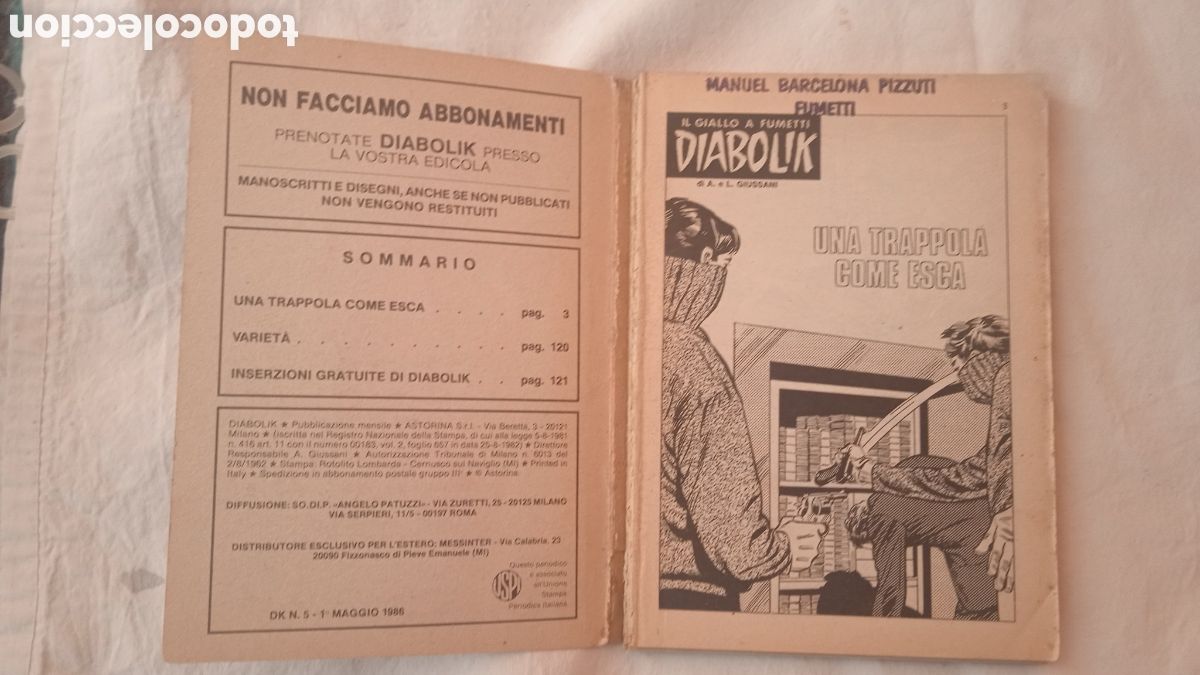 C&oacute;mics: DIABOLIK * LOTE DE 29 COMIC ITALIANOS - Foto 8