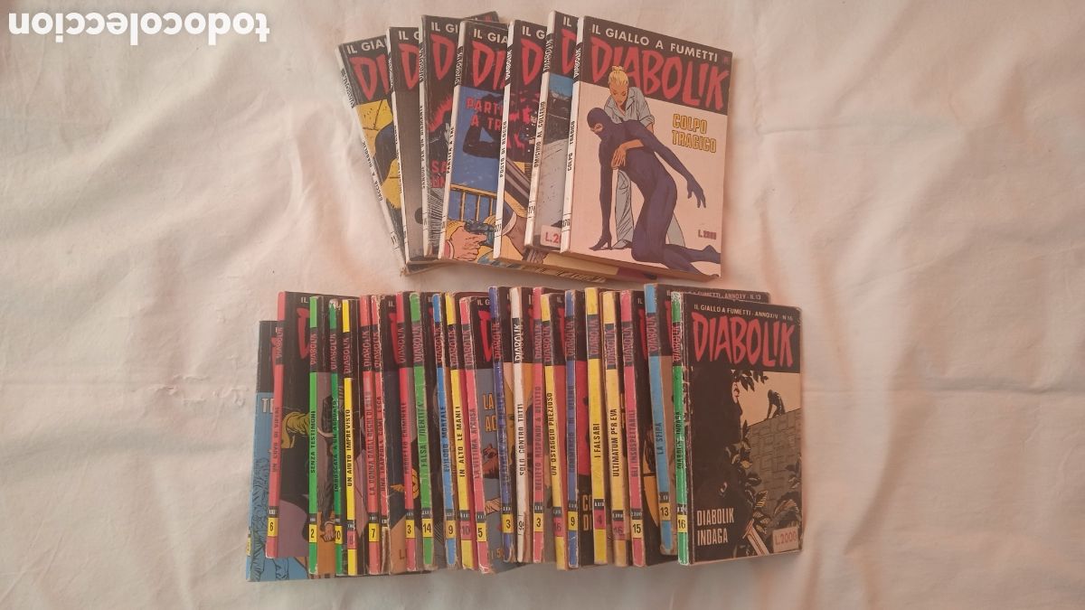 C&oacute;mics: DIABOLIK * LOTE DE 29 COMIC ITALIANOS - Foto 1