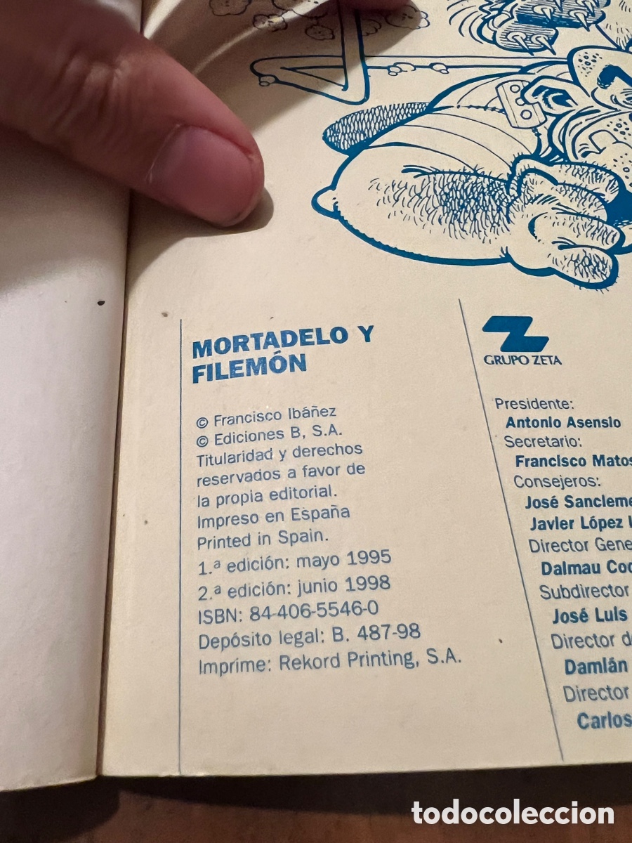 C&oacute;mics: Embrollo Matutino Ol&eacute; Mortadelo y Filem&oacute;n 1998 - Foto 2
