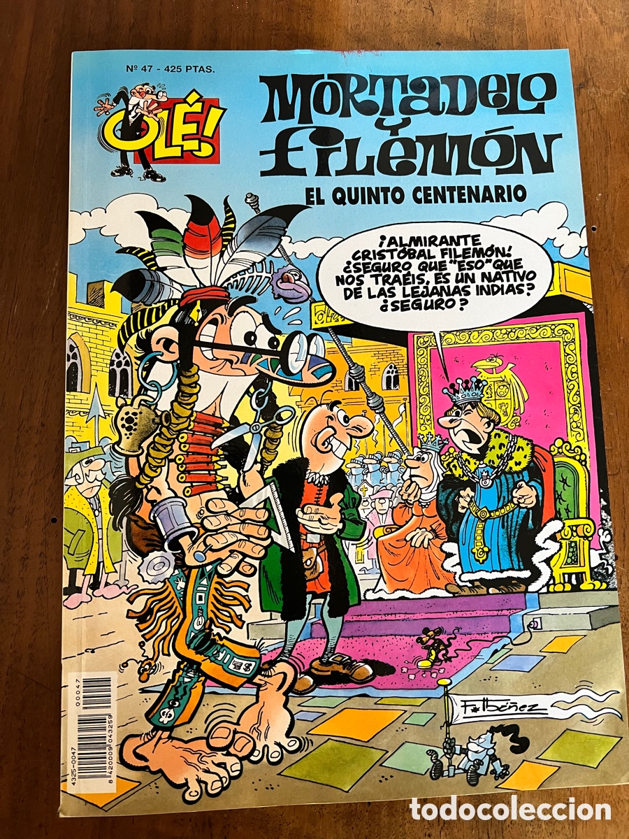 C&oacute;mics: TEBEO DE OLE MORTADELO Y FILEMON EN EL QUINTO CENTENARIO DEL A&Ntilde;O 2000 N&ordm; 47 - Foto 1