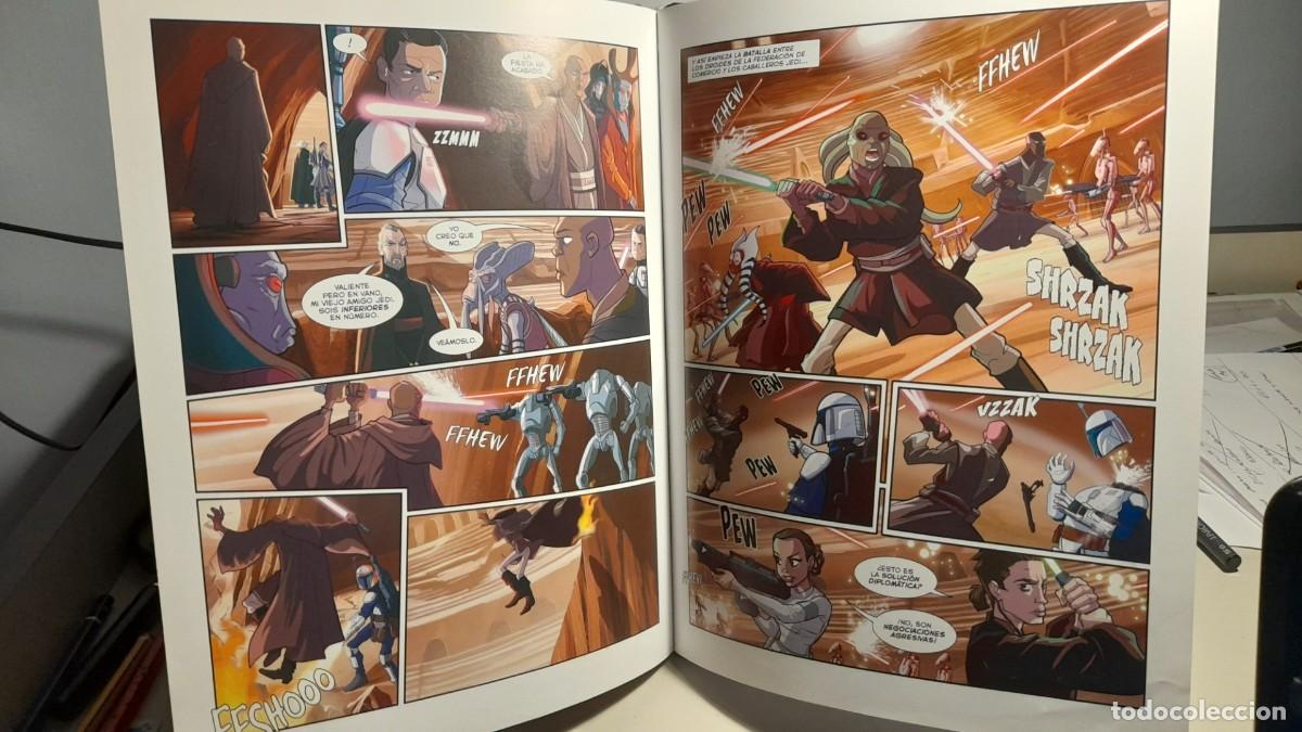 C&oacute;mics: STAR WARS / EL ATAQUE DE LOS CLONES ( LA HISTORIA DE LA PELICULA EN COMIC ) - Foto 4