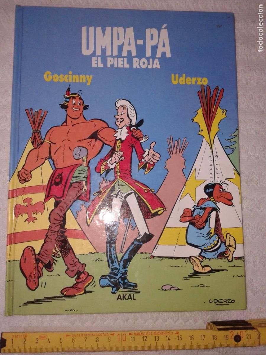 Comics: UMPA-P&Aacute;, N 1, El PIEL ROJA. Uderzo y Goscinny. Ediciones Akal, 1989, B10