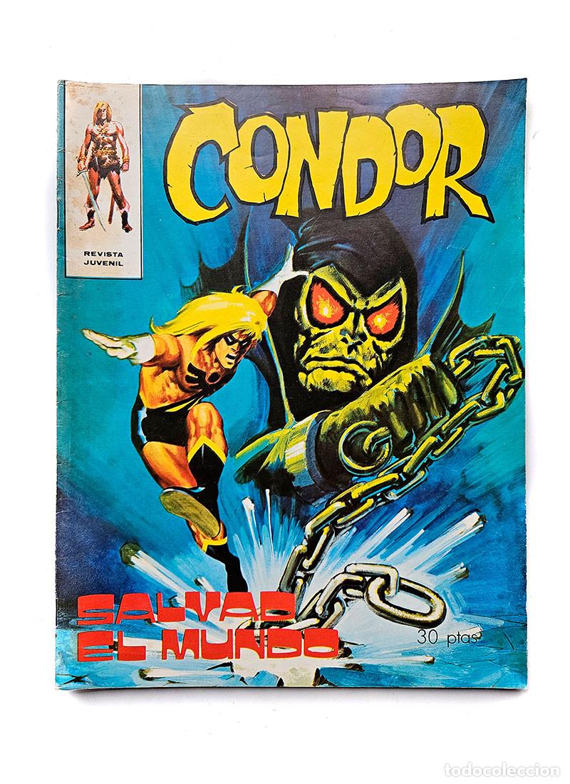 C&oacute;mics: CONDOR N&ordm; 21 SALVAD EL MUNDO EDITORIAL VILMAR HISTORIAS GRAFICAS 1974