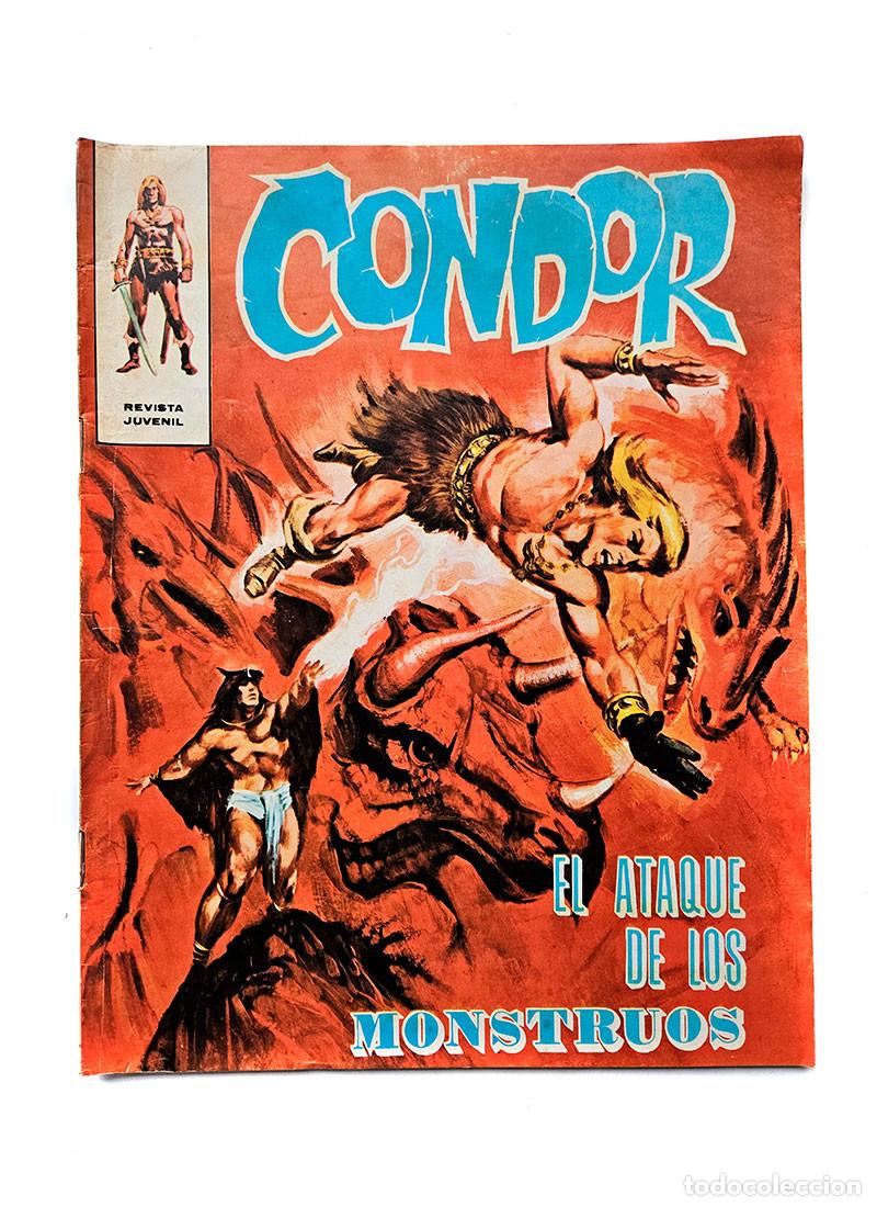 C&oacute;mics: CONDOR N&ordm; 14 EL ATAQUE DE LOS MONSTRUOS EDITORIAL VILMAR HISTORIAS GRAFICAS 1974