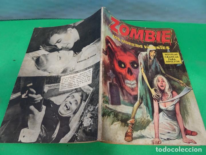 C&oacute;mics: COMIC ZOMBIE - EDICIONES PETRONIO 1973 - LOS MUERTOS VIVIENTES - Foto 2